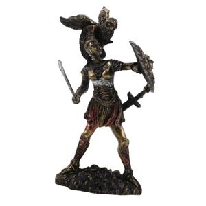Elegant Bronze‎ Athena Goddess Statue Goddess of Wisdom and War
